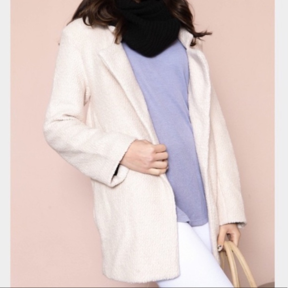 Somedays Lovin Light Blush Wool Coat
